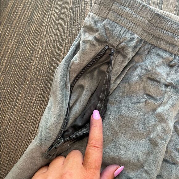 NWT Skims Velour Track Pants Gunmetal Size 4X - Picture 4 of 10